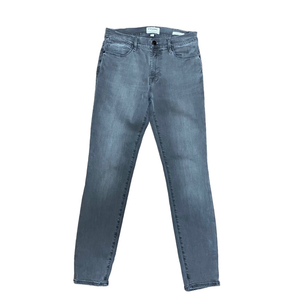 Frame Denim Le High Skinny Jeans Size 28 Gray